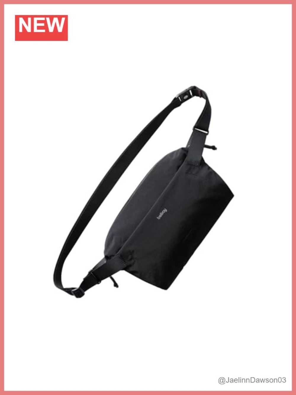 Lightweight Recycled Nylon Sling Crossbody Bag